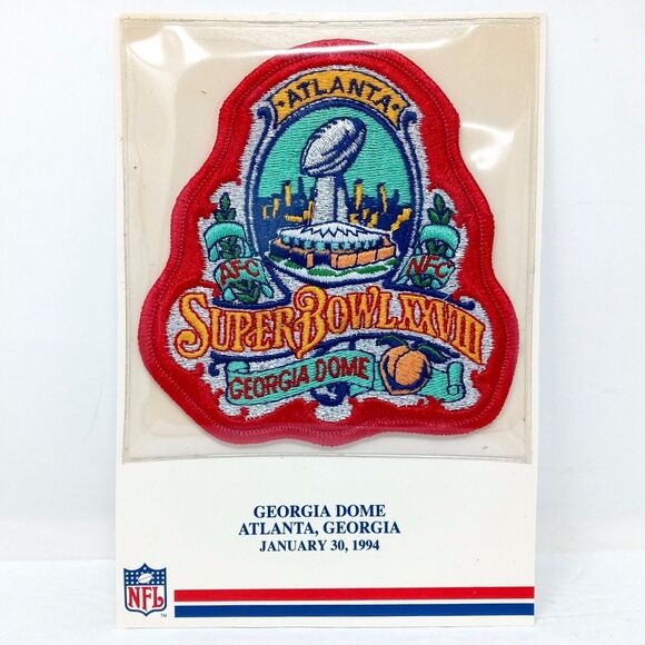 willabee ward Other - SUPER BOWL XXVIII Dallas Cowboys Buffalo Bills NFL Patch Emmitt Smith MVP